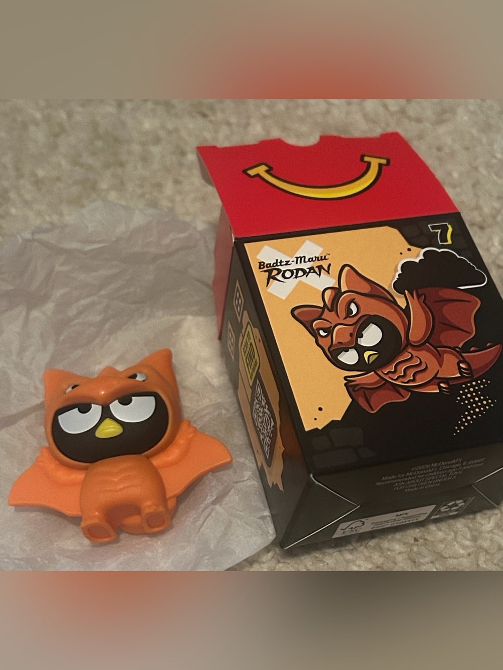 Hello Kitty Badtz-Maru Rodan - Hello Kitty x Godzilla Collab